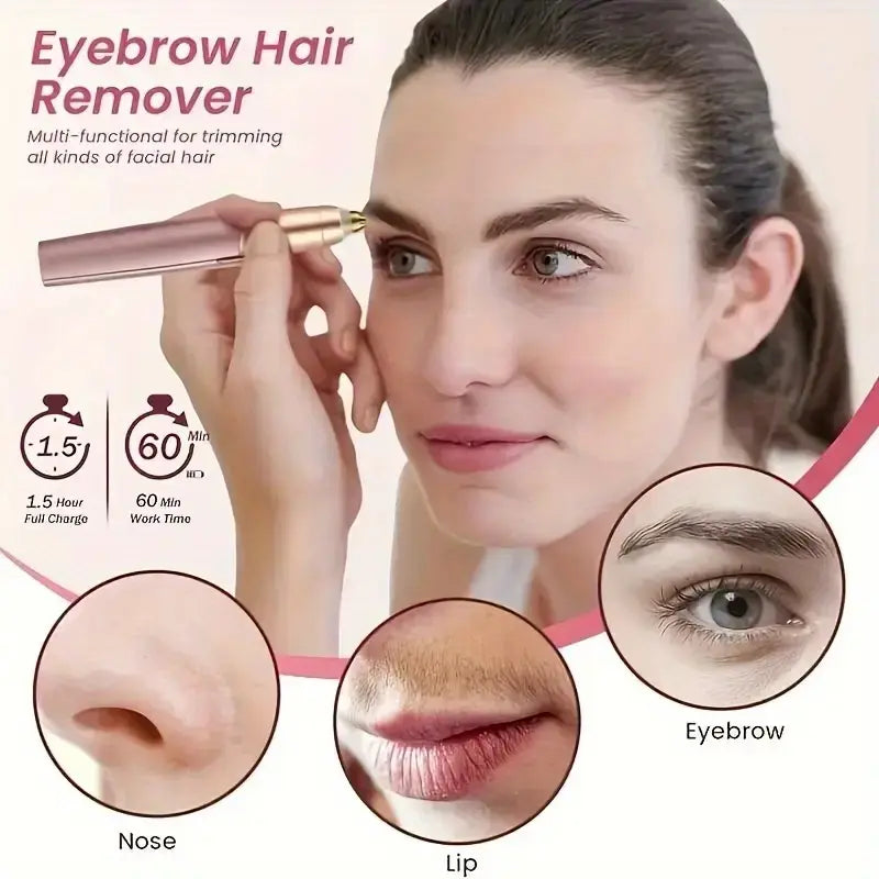 Depilador de cejas portátil